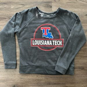 Louisiana Tech gray sweatshirt